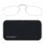 Thinoptics Reading glasses with universal compactui - compact foldable reading glasses with flex -fit technology - 1.00 1.50 2.00 2.50 dioptries - visual aid optics glasses reading aid for women men colorless frame black case 1.5 x