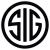 SIG rounde sticker decal 4" x 4"