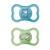MAM Air Silicon pacifier in a set of 2 extra light and airy shield design tooth-friendly baby pacifier made of special MAM Skinsoft silicone with pacifier box 6-16 months B r / rhino B r / rhino 6-16 / silicone / day