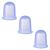 Silicone cupping glasses suction cup anti cellulite massager and promote blood circulation silicone cupping 3 pieces (blue)