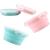 Luter 2 pieces collapsible dog bowl 350ml silicone lining water travel bowl with lid portable pet feeding cast cup and saucer for kennel camping (12x12x3cm) (pink blue) ...