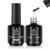 Beetles 2 Pcs 15ml No Wipe Gel Top Coat and Base Coat Set - Shine Finish and Long Lasting, Soak Off LED Gel Base Top Coat Glossy Shine Finish