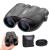 Binoculars 20x25 for Adults and Kids, High Power Easy Focus Binoculars with Low Light Vision, Compact Binoculars for Bird Watching and Travel Black