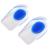 1 Pair Gel Heel Cups Plantar Fasciitis Inserts Pads for Heel Pain Bone Spur & Achilles Pain 35-39 (UK 4-7) Blue