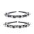2PCs hair band with twist clip hairstyle aid hair band with clips hair ripe with clips hair twister hair tires twist clip headband girl hair accessories double clip hair tires purple white