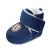 Matt Keely Baby Boys Girls Cartoon Anti Slip Soft Sole Thick Slipper Booties Infant Crib Shoes for Toddler Crawler Winter Boots with Plush Lining 6-12 Months Navy