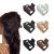 6 PCS Small Claw Clips 2" Square Matte Hair Claw Clips for Thin/Medium Thick Hair Strong Hold Hair Clips Nonslip Rectangle Hair Claws for Women Girls Neutral Colours