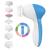 Facial Cleansing Brush Face Scrubber: Electric Exfoliating Spin Cleanser Device Waterproof Deep Cleaning Exfoliation Rotating Spa Machine - Electronic Acne Skin Washer Spinning System Set A Dark Blue