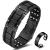 Cigmag Lymphatic Drainage Magnetic Bracelet Men Ultra Strength Magnet Pure Titanium Three Row with Adjustable Tool & Gift Box(Black) Pure Titanium Black
