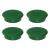 ZLY Golf Cup Cover,Golf Hole Putting Green Cup Golf Practice Training Aids Green Hole Cup,for Outdoor Activities Green-4PC
