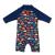 upandfast Baby Boy/Girl Swimsuit with Sun Hat UPF 50+ Infant/Toddler One Piece Swimwear Bathing Suit 12-18 Months Colorful Fish(1/2 S)