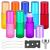 Roll on glass bottles for essential oil 8 pieces of roll on bottle with stainless steel scooter 5ml of empty roller bottles with an opener dripper funnel for essential oil perfume cosmetics massage (8 colors) 8Pack 5ml muti color