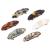 French Amie Oval Mini Silver Grey Opera Tokyo White Tokyo Amber Brown Ivory Set of 6 Onyx Handmade Celluloid Hair Clip Barrette for Girls