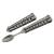 SZCO Supplies 9 Silver-Finished Butterfly-Open Styled Travel/Camping Spoon (211521-SL)