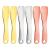 Sibba 6x metal mini spoon spatula cosmetics face beauty mask Applicator beauty scoop for cream spatula mask spatula Face cream mask spoon make-up spatula moisture cream mix 6 pieces (2 gold 2 silver and 2 rose gold)