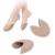 KALIONE Ballet Shoes Toe Pads 1 Pair Toe Pads for Pointe Shoes Fabric Toe Protectors Cover for Women Girls Ballet Dance Pointe Toe Pouch Pads Toe Cap Cover for Ballet Shoes Pointe Shoes High Heels short