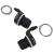 Microshift MTB Bike Bicycle Twist Grip Gear MS25-6 Shifters 3X6 Speed DIP Compatible for Shimano