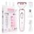 ACWOO Cordless 4 in 1 Electric Lady Shaver for Women Rechargeable Painless Razor Bikini Trimmer Wet and Dry Hair Removal for Face Legs Underarm Nose and Eyebrow Pink