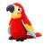 Moonlove Cute talking parrot toy record Interactive Plush toy repeat speaking parrot waving wings Funny plush bird toy for kids children Christmas Birthday Gift Red