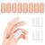 RosewineC 12pcs Gel Finger Cots Silicone Finger Protectors Breathable Finger Sleeves Finger Bandages Finger Covers with Hole for Hand Eczema Finger Cracking or Arthritis 2 Colors