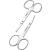 Utopia Care - Curved and Rounded Facial Hair Scissors for Men - Mustache Nose Hair  Beard Trimming Scissors Safety Use for Eyebrows Eyelashes and Ear Hair - Professional Stainless Steel (Silver)
