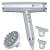 Slopehill Professional hair dryers for quick drying ions hairdryer with brushless engine little noise hair dryer with magnetic nozzle for home salon (silver)