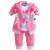 Yao Baby Girls 3 Piece Sets T Shirt Vest and Pants 12-18 Months Hot Pink