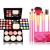 Makeup Brushes Cosmetic Palette Set TimeSong Professional Makeup Palette Kit (Include: Eyeshadow & Blusher & Face Powder & Lip Gloss) + Makeup Brushes Set (7pcs Pink Brushes)