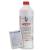 Dewepro -Set: Sanit Rohrbomb (3066) - bottle of 1000ml - the alternative pipe cleaner - acid -free it solves constipation especially caused by hair - including 1 St. Dewro single scrubs 1 bottle