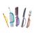 EazyHold Silicone Universal Cuff Aid for Limited Hand Grip, Cerebral Palsy, Therapy, Adaptive Eating Tableware Spoon Fork Holder, Disabled Assistive Equipment (Youth to Adult-5 Pack) Youth to Adult 5 Count (Pack of 1)