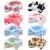3 otters Bow Hair Band  8PCS Headbands Turban Makeup Shower Spa Mask Headwrap Halloween Dress Bow Hair Band A