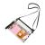 Clear Crossbody Purse Bag Stadium Approved Clear Tote Bag for Work Concert Sports Black