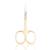 Titania Solingen skin scissors with thin lace (gold -plated 9.5cm) Skin shears Solingen Professional skin scissors made of carbon steel Made in Germany gold -plated with thin tip 9.5 cm