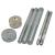DGOL 7 pcs Metal Domed Rivet Fixing Setting Tool Spike Rivets Setter 7pcs Rivet Setter