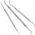 3pcs Ingrown toenail Tool, Toenail File and Lifters,  Upgraded  Teenitor Professional Surgical Safe Nail Treatment Pedicure Tool Kit Under Nail Cleaner Tools Pain Relief