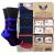 GUARDIANGEL Diabetic Neuropathy Socks  Silicone Cushion Over Toes in Cotton Fabric Layers  toenails Guard  Compression Socks  Cushion Bunion  Toes  Stop Swelling/ulcers  by Podiatrist  Men Size 9-14