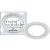 invisibobble SLIM Traceless Spiral Hair Ties - Pack of 3 Crystal Clear - Strong Elastic Grip Coil Hair Accessories for Women - No Kink Non Soaking - Gentle for Girls Teens and Thick Hair