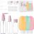 Travel Bottles for Toiletries - 13Pack Travel Toiletries - Leak Proof Refillable Squeezable Containers for Lotion Liquid Shampoo - Travel Bottles - Travel Bottle Set with Lable - BPA-Free 12pcs - Classic Styles
