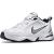 Nike Men's Air Monarch IV Cross Trainer 9 White/Metallic Silver