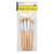 Wooden Stencil Brushes Natural Stencil Bristle Brushes Dome Art Painting Brushes Wood Paint Template Brush for Acrylic Oil Watercolor Art Painting DIY Crafts Card Making Supplies  3 Sizes (6 Pieces)
