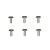 Univen Clipper Blade Screws fits Andis Outliner  T-Outliner Blades 6 Pieces
