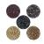 500 pieces 5 mm micro rings silicone rings micro links ring beads for hair extension (dark blonde) 500 pieces dark blonde