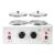 Waxing Kit Portable Wax Warmer Machine for Painless Hair Removal,Women Men Professional Wax Heater with Adjustable Temperature Set 40pcs Wax Sticks(double pots)