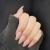YHEAKNE NUDE MULL PRESS on nails shiny ballerina nude artificial nails French nude clip on nails press nails art full cover acrylic nails 24 pieces (pure color)