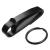 JOTOVO Tactical Stealth Key Ring Holder Special for Police and Fire Agencies Duty Belt, Double Side Quick Release Key Holder with Detachable Keyring (2.25-Inch Max)