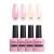 AIMEILI Gel Nail Polishes Nude Gel Polish Set Soak Off UV LED Nail Salon Set Gel Varnish Manicure Set - Long Lasting & Easy to Apply 4pcs X 10ml - Kit17 KIT4-17 2.5 ml (Pack of 4)