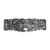 Large Art Nouveau Swirl Hair Clip  Hand Crafted Metal Barrette Made in the USA with an 80mm Clip by Oberon Design