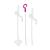 b.box Sippy Cup Replacement Straw Pack | Includes 1 Replacement Straw 1 Replacement Straw with Weight 1 Cleaning Brush | Fits Sippy Cups