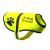 4LEFFRIEND dogs Security vest with linen fastening ring 5 Sizes - High visibility for outdoor activities day and night keeps the dog visible safe from cars and hunting accidents (L) yellow l