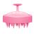 Heeta scalp massage brush for wet and dry hair Gently head massage brush shampoo hair brush with a soft silicone head for peeling and head massage pink 01-pink